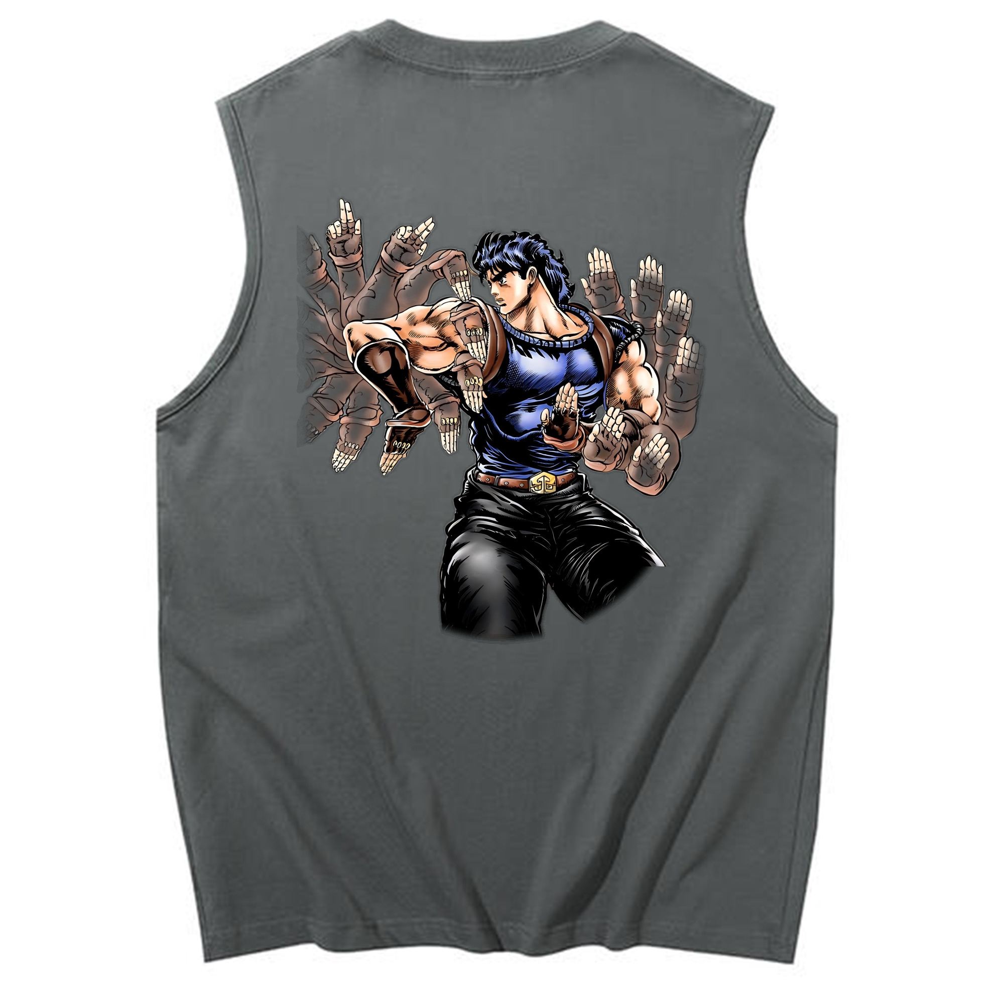 （画像用） ジョジョの奇妙な冒険 /ジョナサン?ジョースター JoJo's Bizarre Adventure Jonathan Joestar コットン100％タンクトップ（背面プリント）